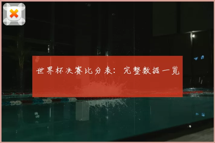 世界杯决赛比分表：完整数据一览