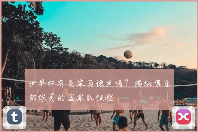世界杯有皇家马德里吗？揭秘俱乐部球员的国家队征程